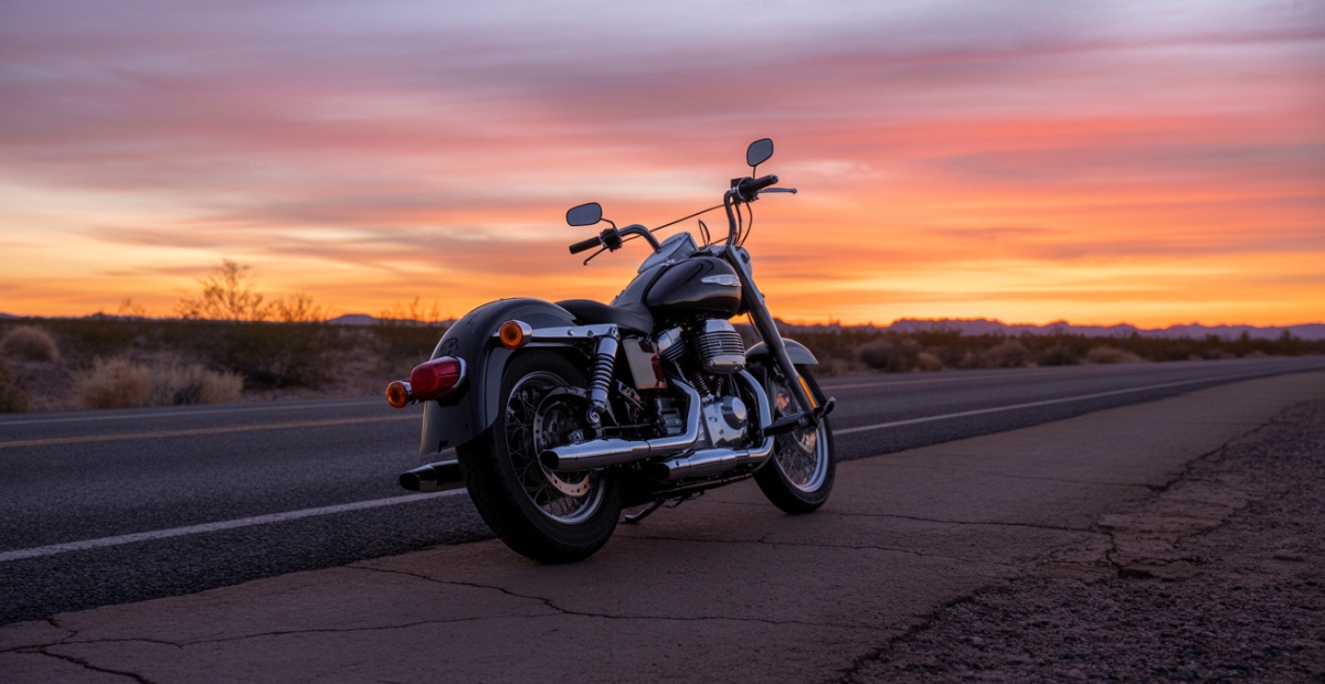 Scenic Route 66 landscape at sunset capturing the moment of inspiration