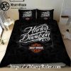 Green Mandala Harley Davidson Company Bedding Sets Night Ride
