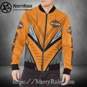 Sharp Orange Harley Davidson Bomber Jackets bomber harley vibe