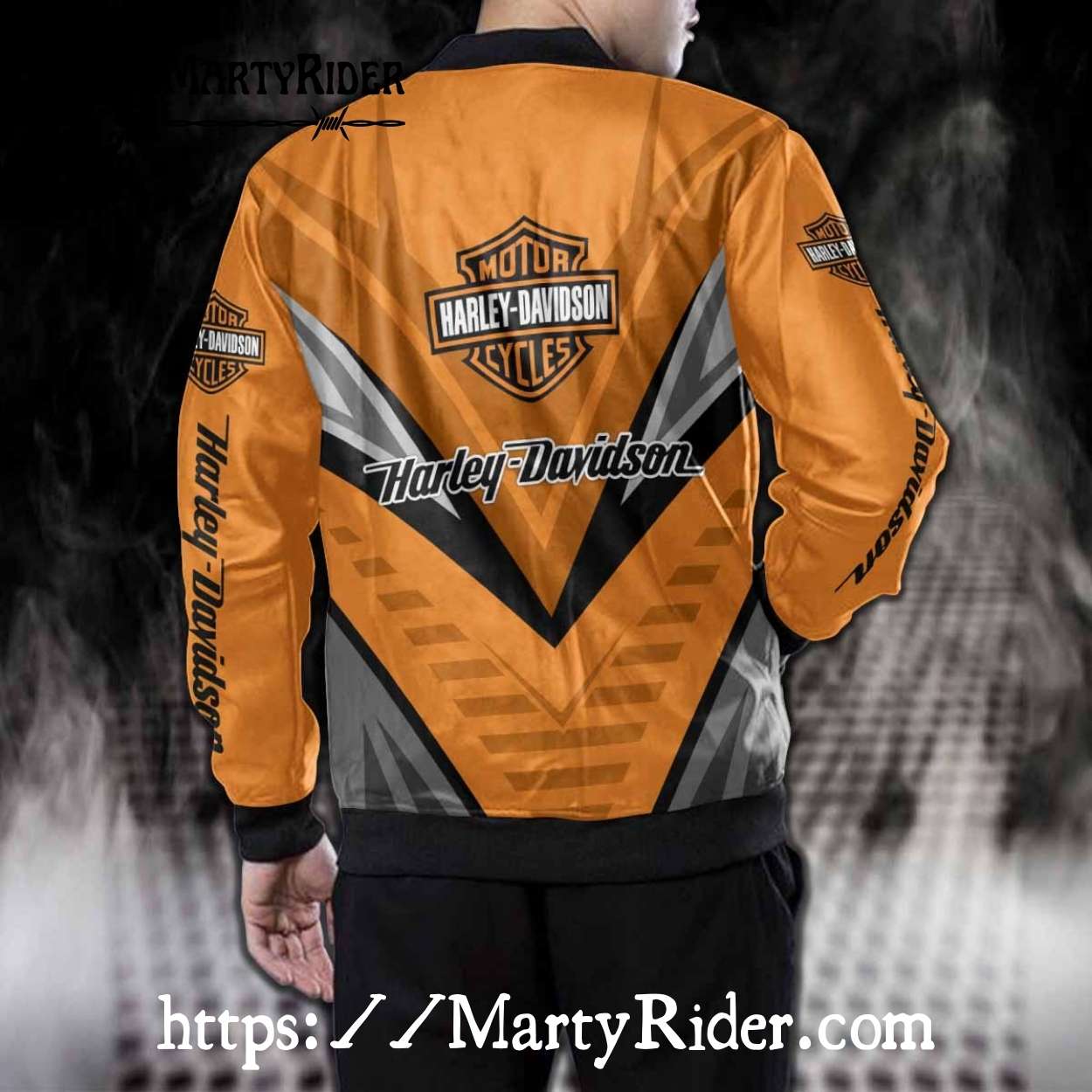 Sharp Orange Harley Davidson Bomber Jackets bomber harley vibe Sharp Orange Harley Davidson Bomber Jackets bomber harley vibe