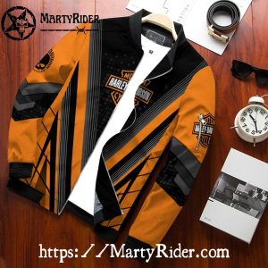 Sharp Stripes Harley Davidson Bomber Jacket