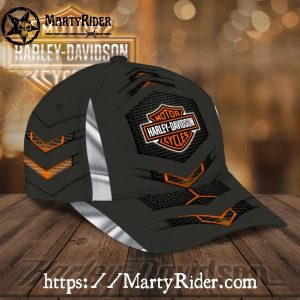 Silver Black Harley Davidson Caps – Hex Armor Edition