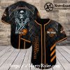 Star Sleeve Duo Tone Harley Davidson Baseball Shirt