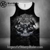 Skull and Flag Design Harley Tank Top for Riders