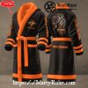 Blue Flames Harley Davidson Bathrobes for Biker Lovers