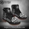 Rust Eagle Feathers Harley Davidson Shoes Mens Timberland Boots