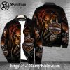Smooth Curve King bomber harley orange black harley davidson