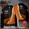 Skull Reaper Flames Harley Davidson Bomber Jacket