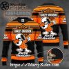Bold Chevron Stripe Harley Davidson Ugly Xmas Sweater