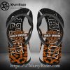 Orange Punch Harley Davidson Flip Flops Bold Circles