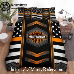 Stars and Metal Harley Davidson Bedding Sets USA Inspired