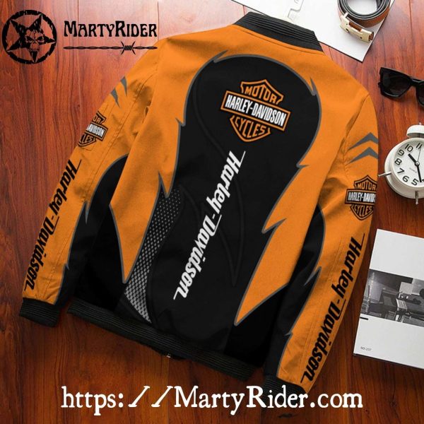 Steel Armor Harley Davidson Bomber Jacket