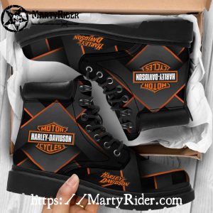 Steel Frame Harley Davidson Shoes Mens Harley Riding Boots