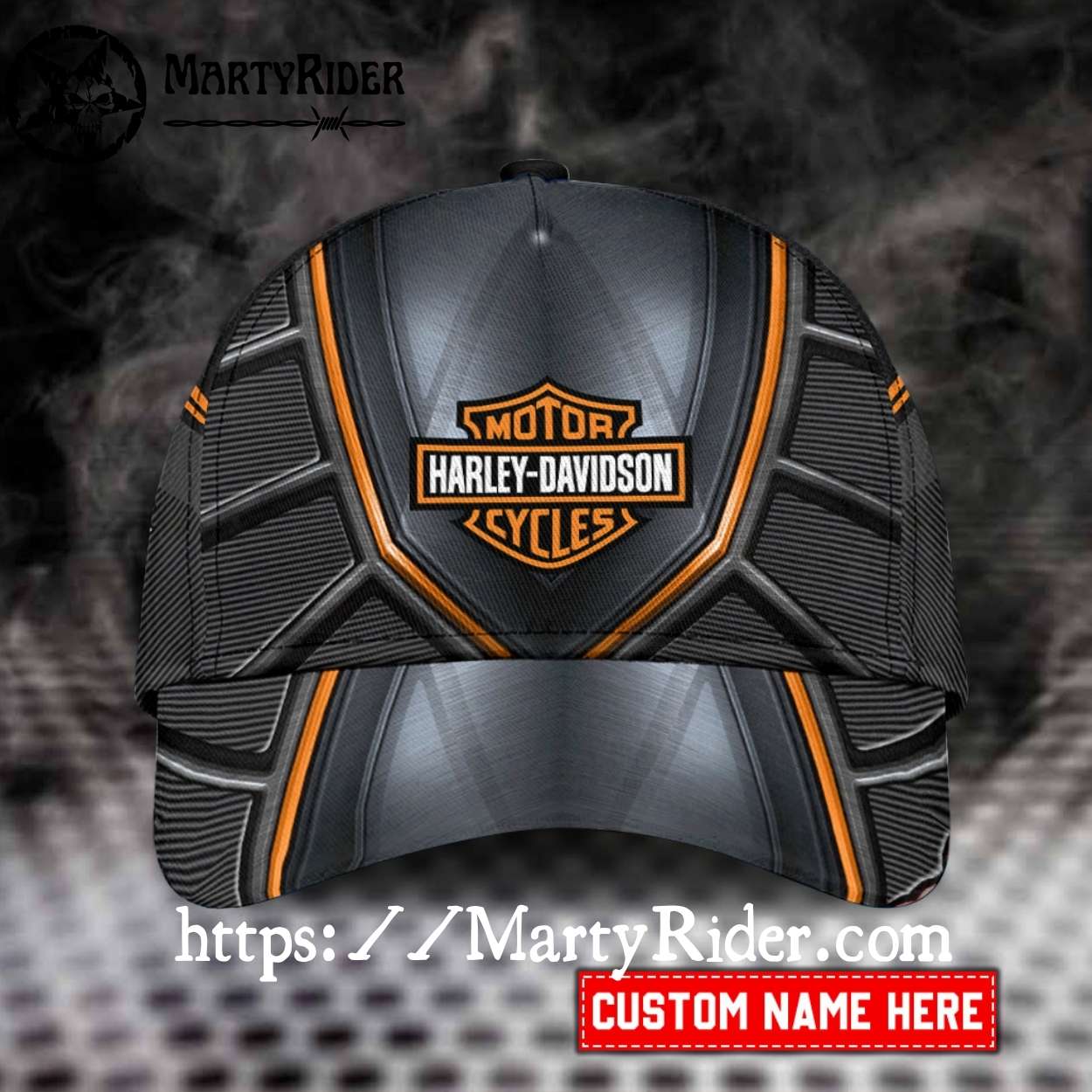 Steel Grid Harley Davidson Caps – Dark Custom Option Steel Grid Harley Davidson Caps – Dark Custom Option