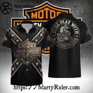Still Play With Motorcycles Harley Davidson Aloha Shirt