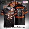 Sunset Cruiser Harley Davidson Hawaiian Shirt With Palms