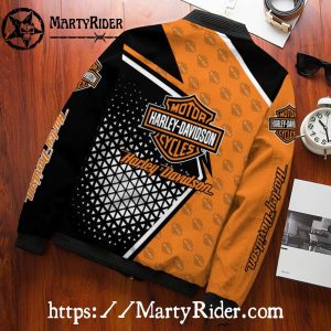 Tri Pattern Harley Davidson Bomber Jackets bomber harley jacket