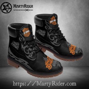 Tribal Tattoo Harley Davidson Shoes Timberland Riding Boots