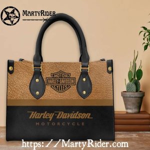 Two-Tone Rustic Logo Harley Davidson Leather Bags