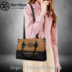 Two-Tone Rustic Logo Harley Davidson Leather Bags