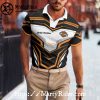 Tattoo Pattern Harley Davidson Polo Shirt with Flames