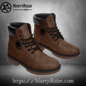 Vintage Brown Harley Davidson Shoes Timberland Mens Boots