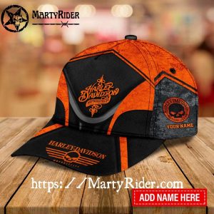 Vintage Tribal Harley Davidson Cap with Custom Name