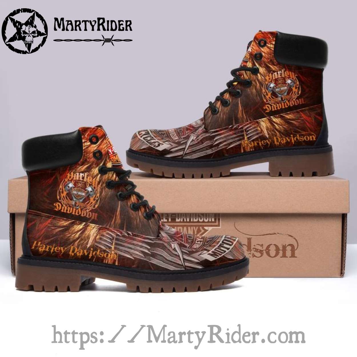 Vintage Wings Harley Davidson Shoes Timberland Mens Boots Vintage Wings Harley Davidson Shoes Timberland Mens Boots