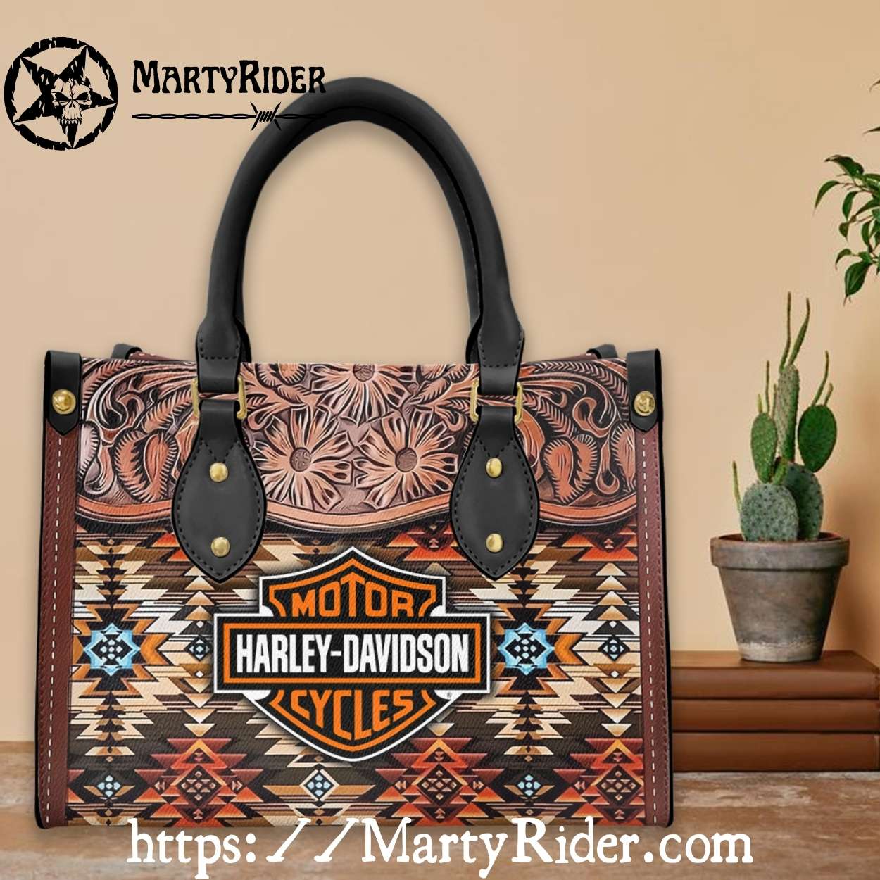 Western Floral Tribal Harley Davidson Leather Bags Western Floral Tribal Harley Davidson Leather Bags