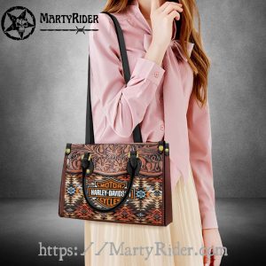 Western Floral Tribal Harley Davidson Leather Bags