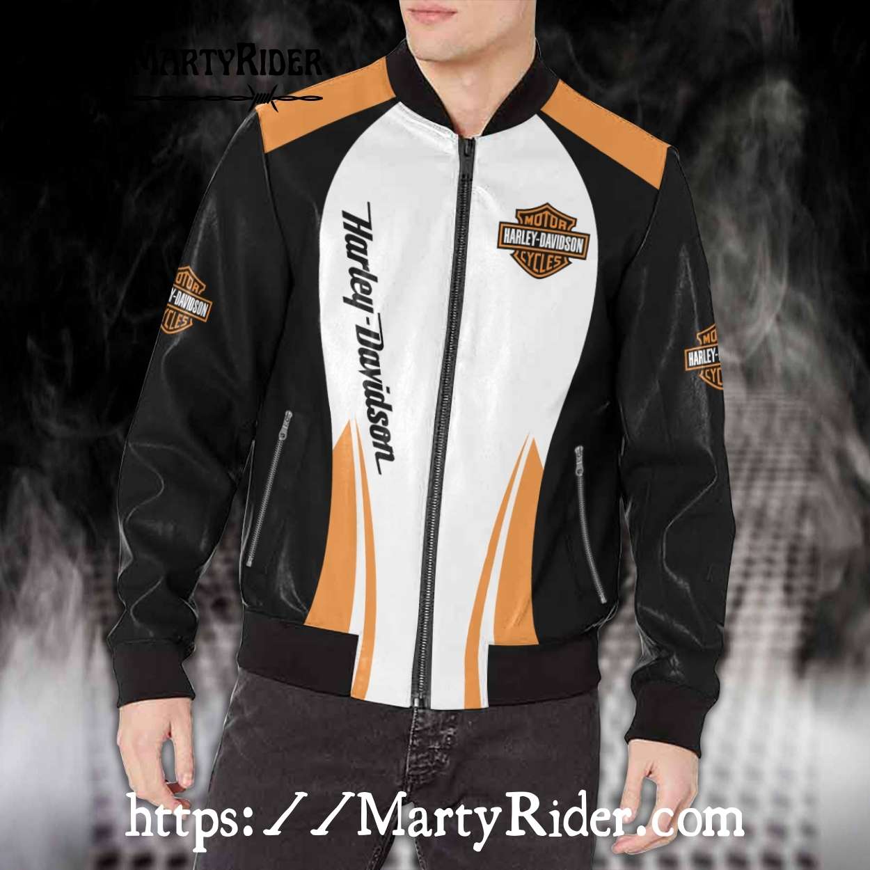 White Black Harley Davidson Bomber Jackets bomber harley jacket White Black Harley Davidson Bomber Jackets bomber harley jacket