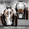 White Orange Harley Davidson Bomber Jackets bomber harley style