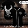 Harley Davidson Black Leather Vest Eagle Thunder Rider