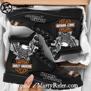 White Eagle Harley Davidson Shoes Mens Harley Riding Boots
