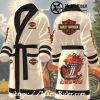 Purple Skull Harley Davidson Bathrobes for Bold Riders