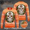 Striped Retro Style Harley Davidson Ugly Xmas Sweater