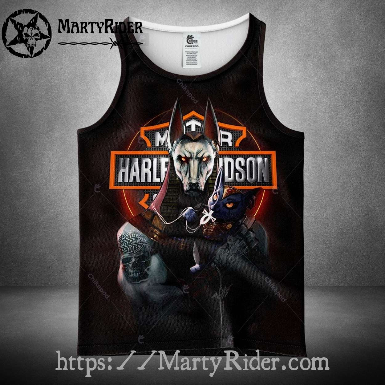 Wolf Mask Warrior Style Tank Top Harley Davidson Wolf Mask Warrior Style Tank Top Harley Davidson