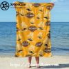 Split Flag Rebel Harley Davidson Beach Towels