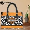 Butterfly Crest Black Harley Davidson Leather Purse