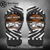 Galaxy Dream Harley Davidson Flip Flops with Feathers