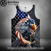 Carbon Skull Badge Harley Tank Top for Hardcore Men