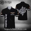 Chrome Skull Splash Harley Davidson Polo Shirt