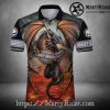 Bride Skull Mask Harley Davidson Polo Shirt