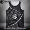 Monochrome Dot Graphic Harley Davidson Tank Top 100th