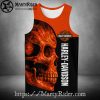 Splatter Skull Grunge Harley Davidson Tank Top Style
