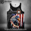Reaper Orange Trim Harley Tank Top for Bold Riders