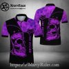 Reaper Holding Skull Harley Davidson Polo Shirt