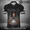 Smoking Ape Tattoo Harley Davidson Polo Shirt