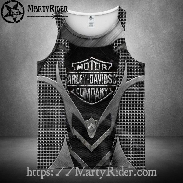 Steel Armor Graphic Harley Davidson Tank Top Style
