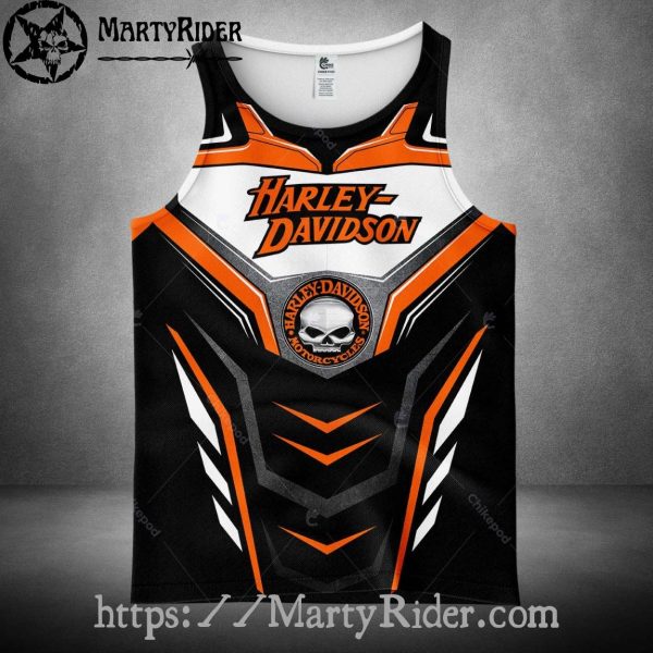 V-Shield Armor Graphic Harley Davidson Tank Top